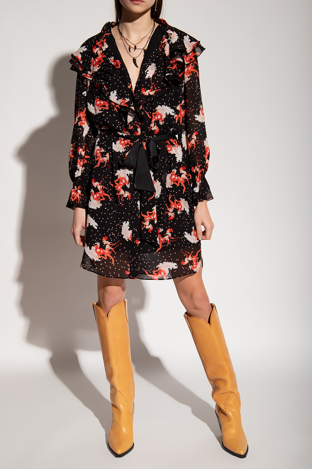 Ryder' patterned dress Diane Von Furstenberg